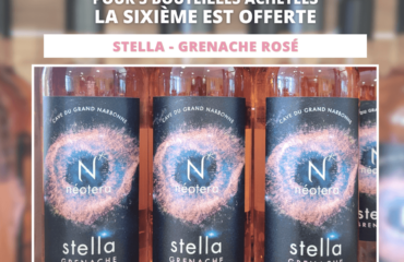 Ce mois-ci, venez tester une explosion de fruits gourmands grâce à notre subtil assemblage de Syrah --Grenache