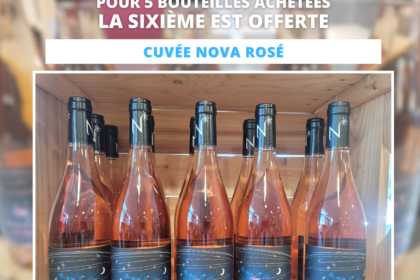 Ce mois-ci, venez tester une explosion de fruits gourmands grâce à notre subtil assemblage de Syrah --Grenache