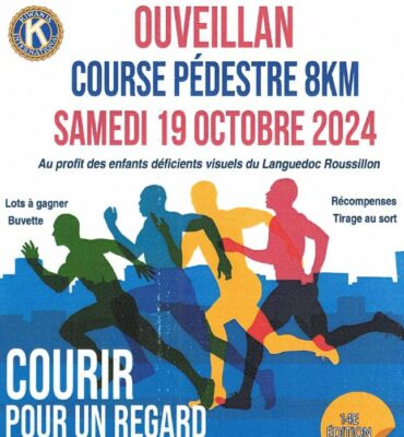 La 14e édition de Courir pour un regard aura lieu le samedi 19 octobre à Ouveillan